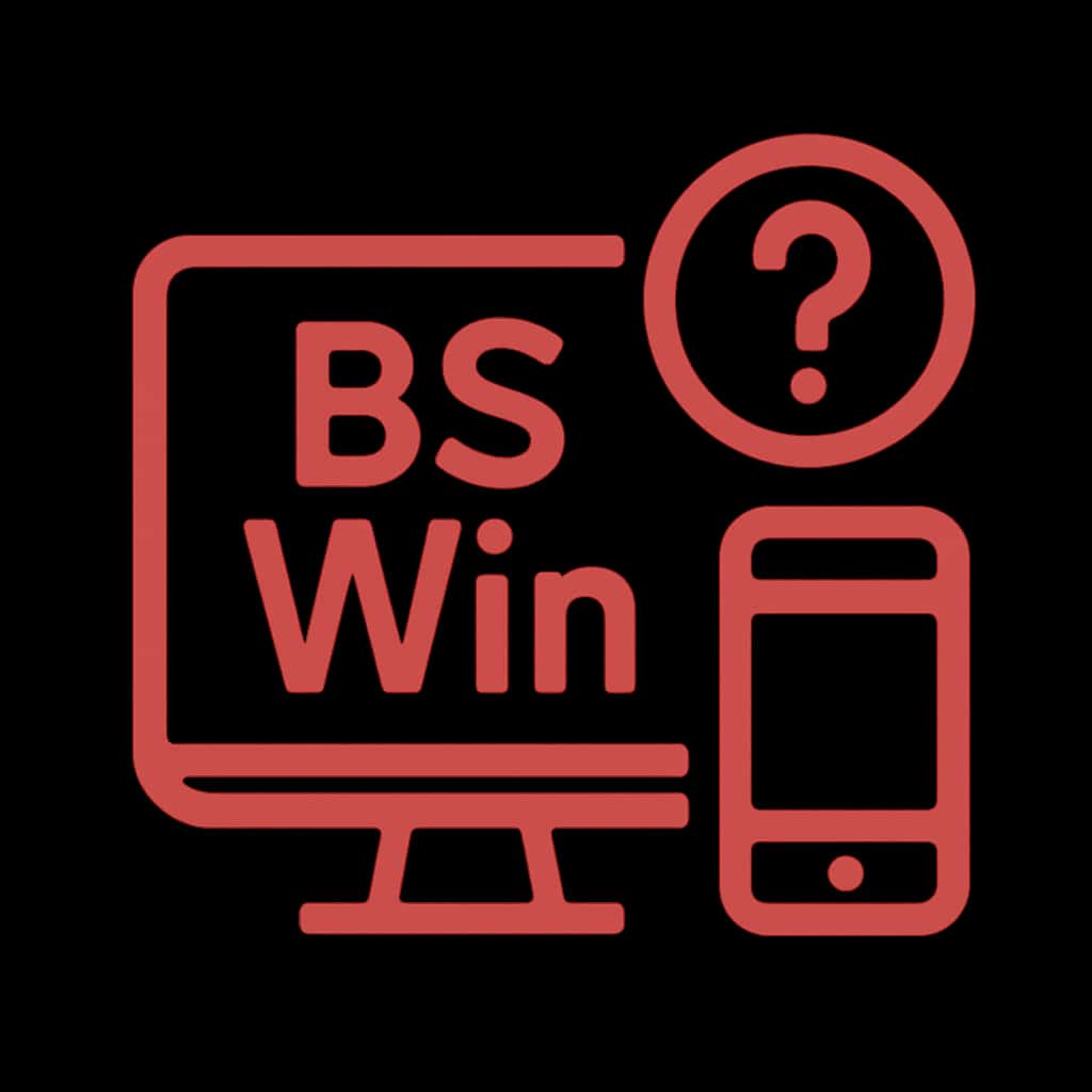 A professional badge for BS Win access guidance.