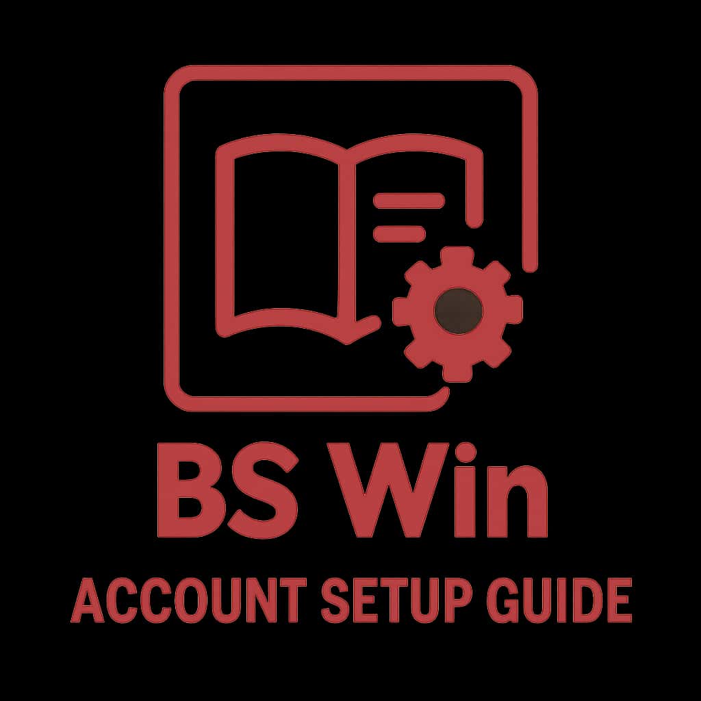 An icon representing the BS Win Account Setup Guide.