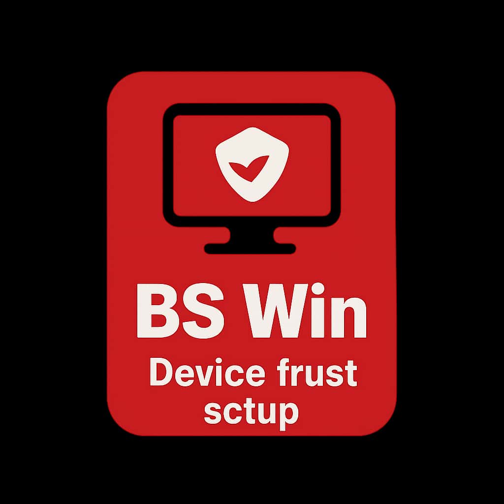 Icon for BS Win Device Trust Setup assistance.