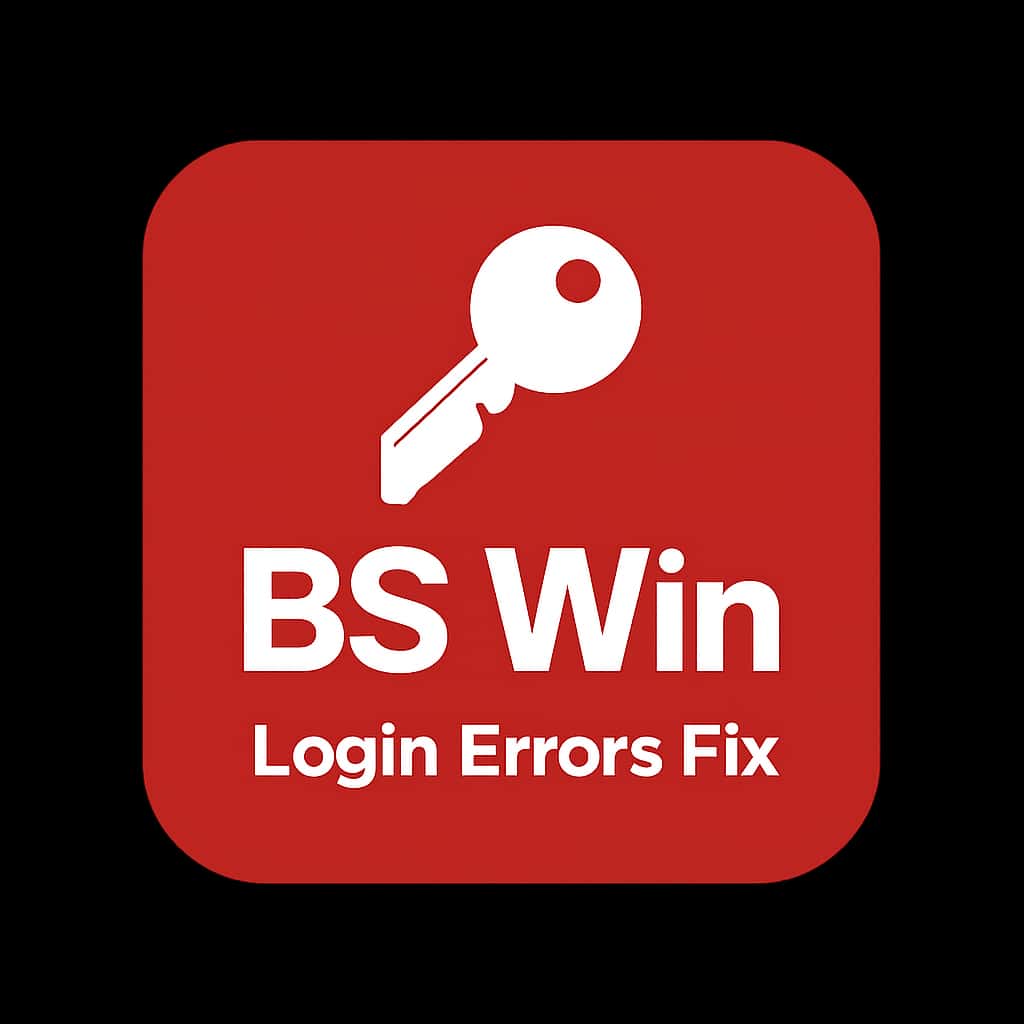 An icon representing BS Win Login Errors Fix for guidance.