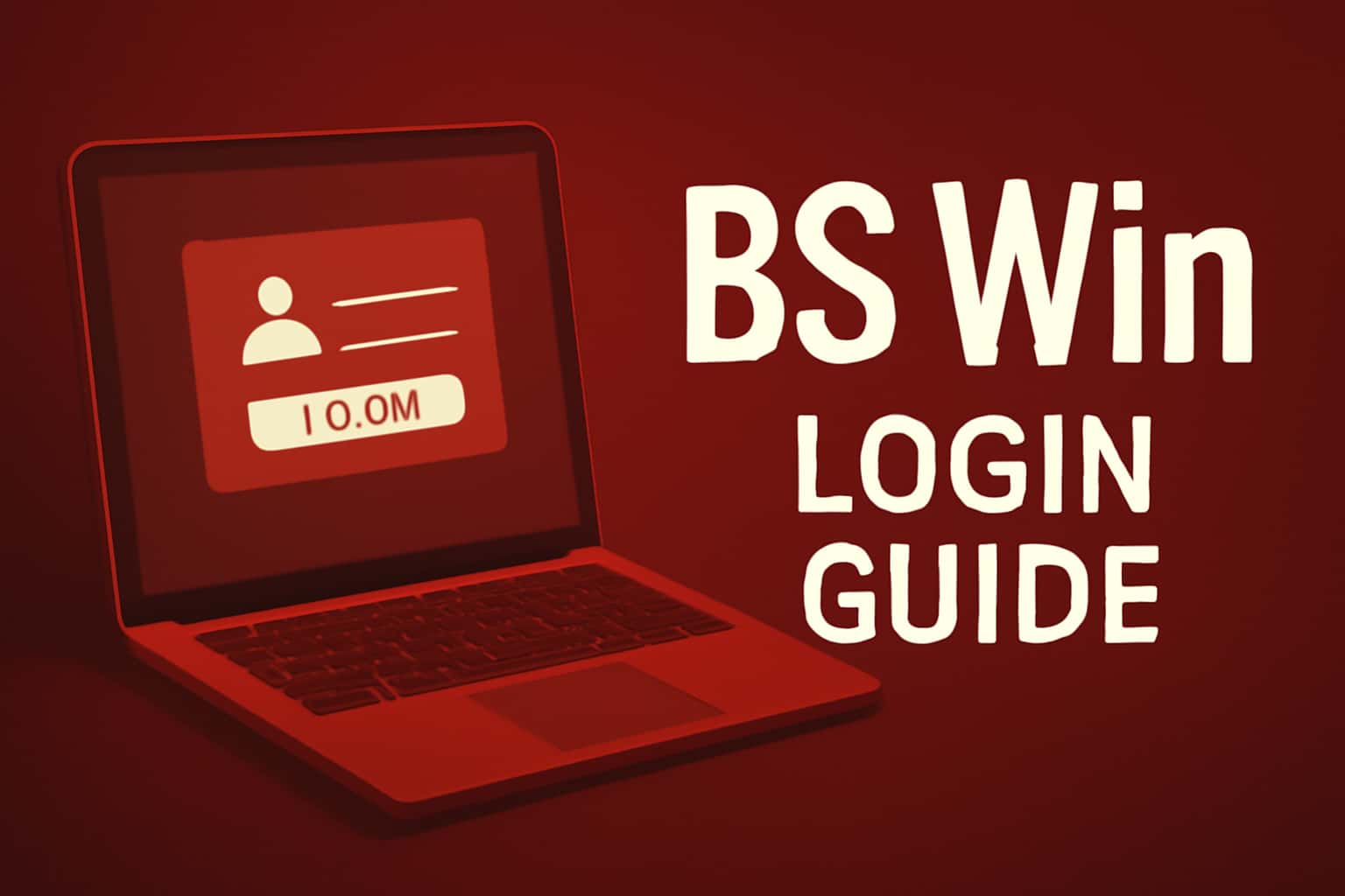 An illustration of the BS Win Login Guide showcasing secure access features.