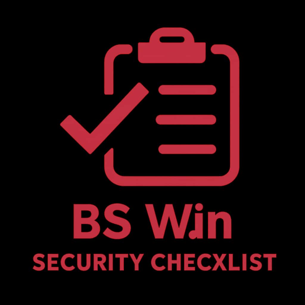 Icon representing BS Win Security Checklist.
