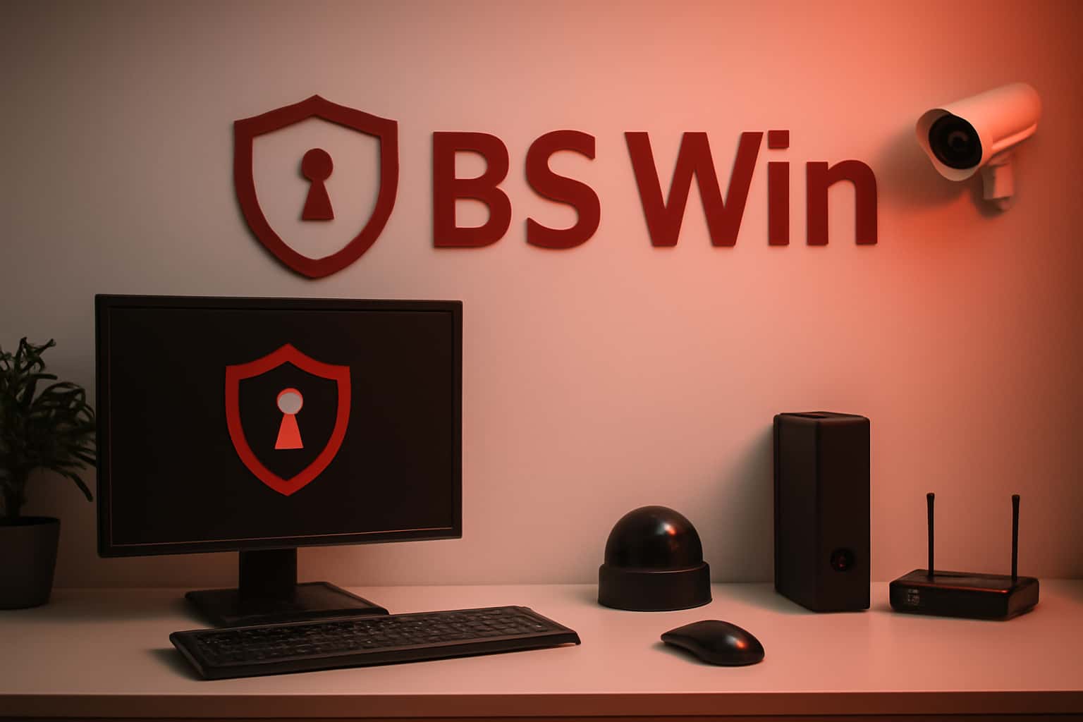 Informational imagery on BS Win Security with prominent text.