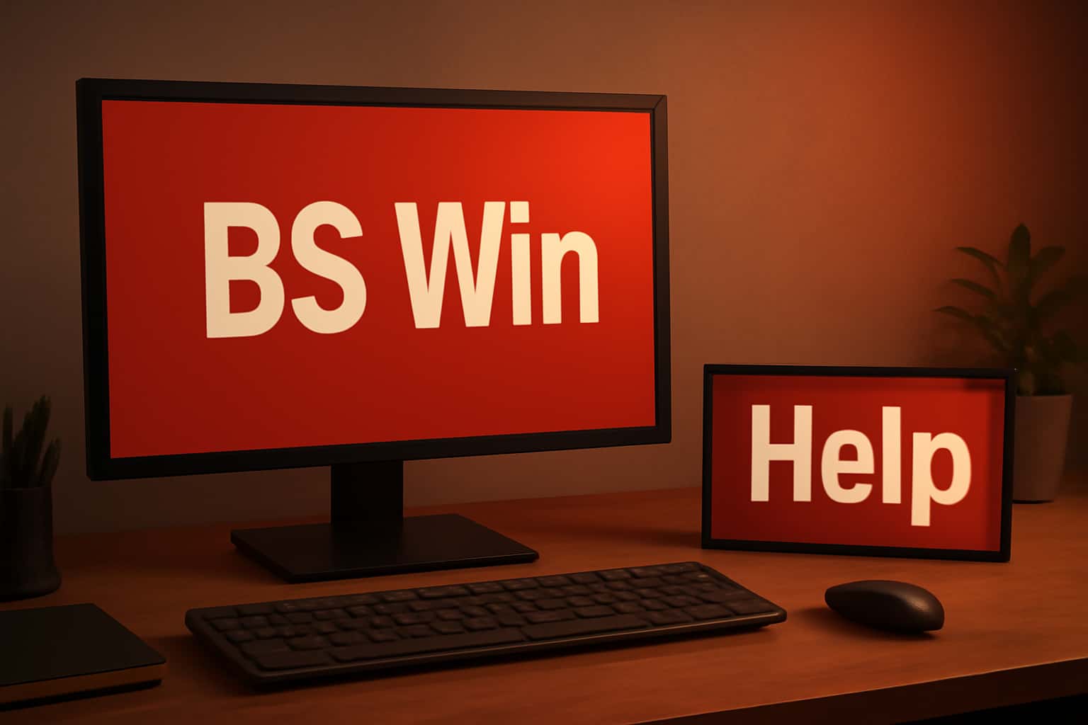 A professional representation of BS Win Help support.