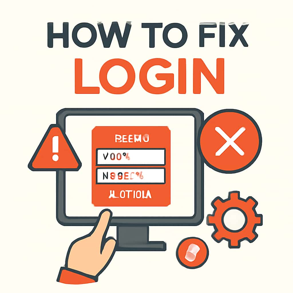 Illustration of BS Win login troubleshooting.