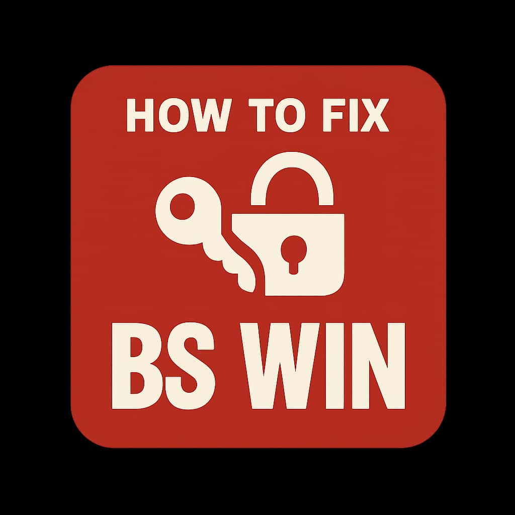 Icon for BS Win login guide.