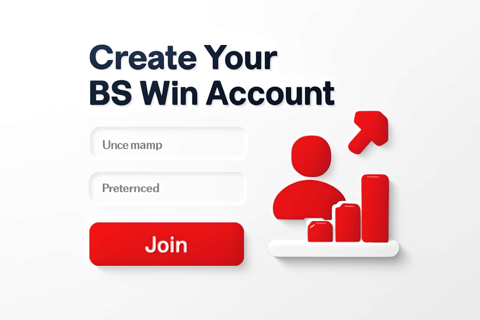Create Your BS Win Account Interface